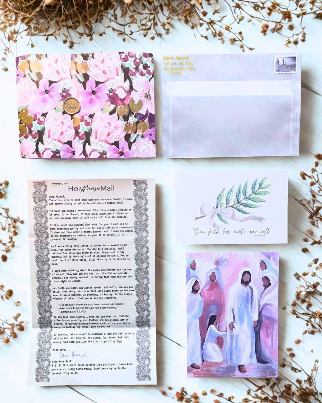 Holy Muse Mail: Christian mail club for your soul