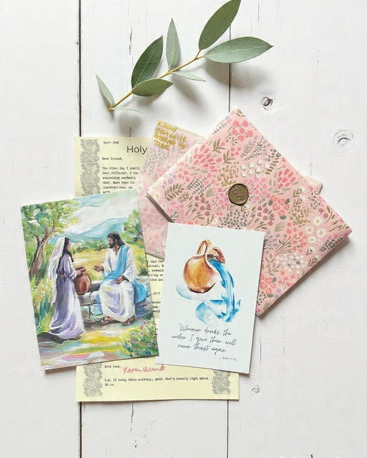 Holy Muse Mail: monthly letter of Christian art and encouragement (mailed)